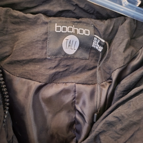 BOOHOO | Dolman Sleeve Puffer Coat | Women's Size 8 - Picture 3 of 7